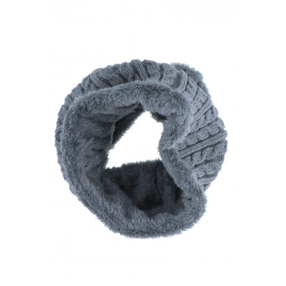 FOULARD TUBULAIRE POUR ENFANT À TRICOT TORSADÉ