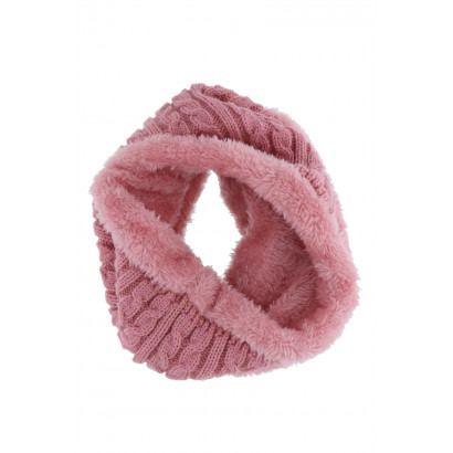 FOULARD TUBULAIRE POUR ENFANT À TRICOT TORSADÉ