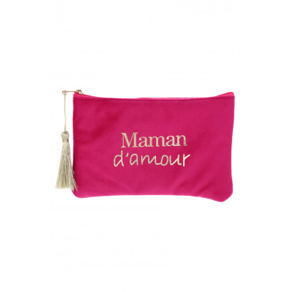 VELVET POUCH/KIT: MAMAN...