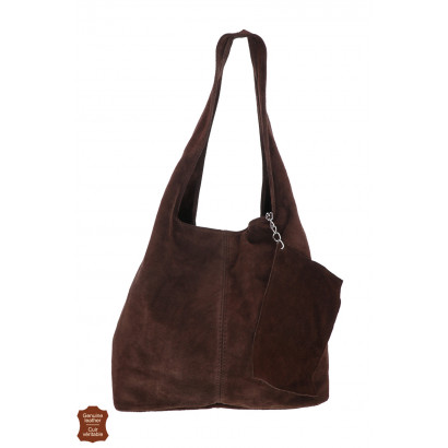 SUEDE SHOPPING BAG