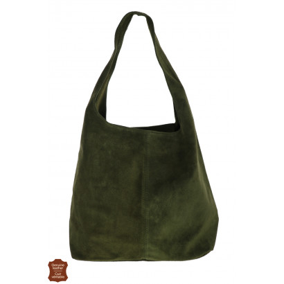 SUEDE SHOPPING BAG