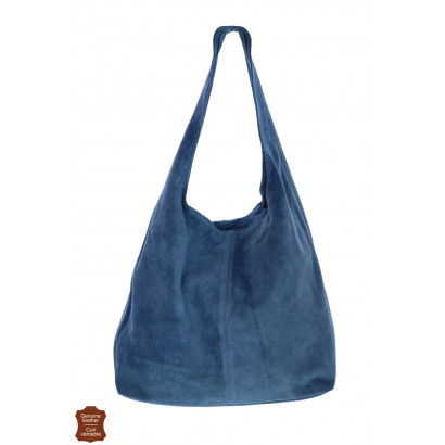 SUEDE SHOPPING BAG