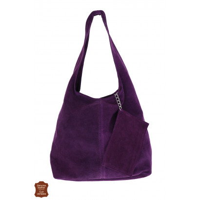 SUEDE SHOPPING BAG