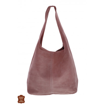 SUEDE SHOPPING BAG