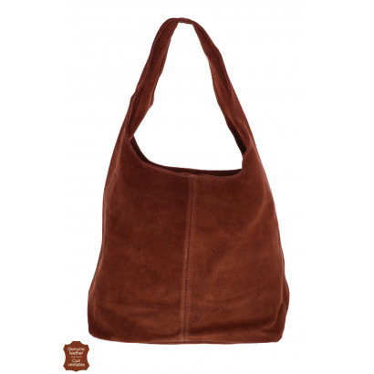 SUEDE SHOPPING BAG