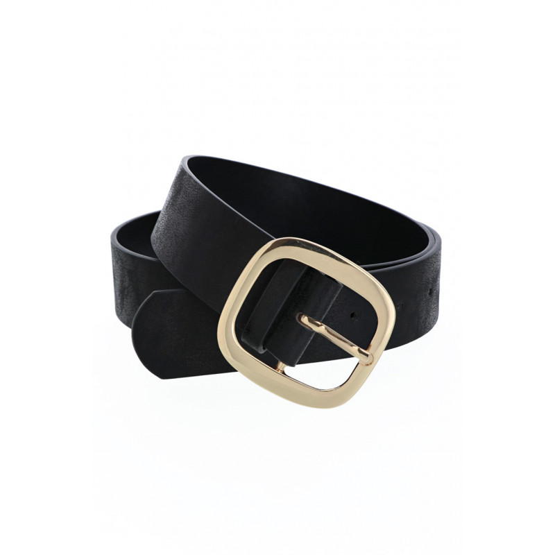 CEINTURE AVEC BOUCLE CARRÉ EN METAL