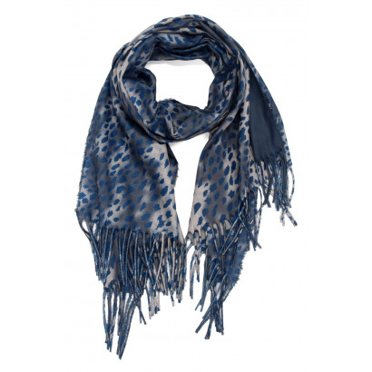 SCARF WITH ANIMAL PRINTED