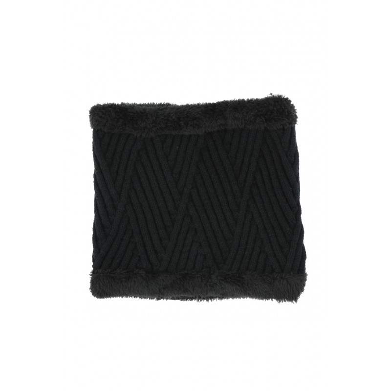 KIDS KNITTED SNOOD WITH ZIGZAG