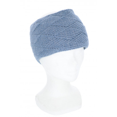 KNITTED HEADBAND SOLID COLOR, GEOMETRIC