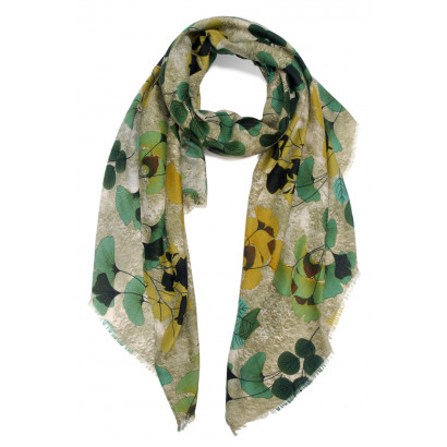 FOULARD À MOTIF FLEURS