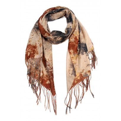 SCARF PRINTED ABSTRACT...