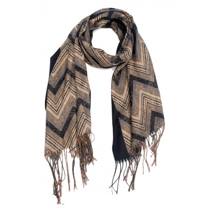 SCARF WITH  ZIGZAG WITH...