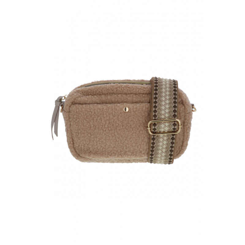 TANYA, TEDDY SHOULDER BAG WITH FASHION SHOULDER ST