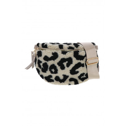 JULIA, WAIST TEDDY BAG WITH ANIMAL PRINTING