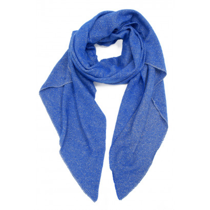 WOVEN WINTER SCARF, SOLID COLOR WITH LUREX