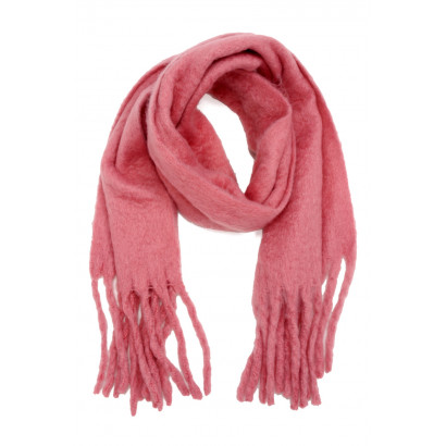 WINTER SCARF WITH FRINGES