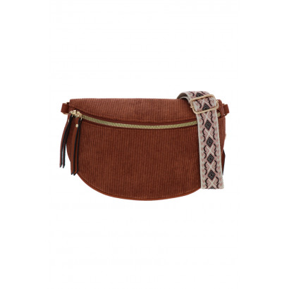 WAIST BAG, SOLID COLOR, WEBBING