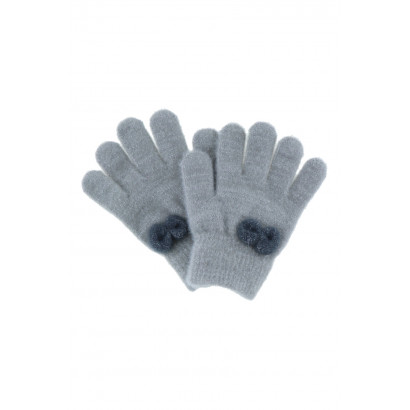 KIDS KNITTED GLOVES WITH KNOT