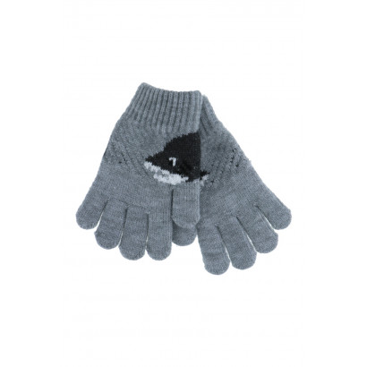 GANTS ENFANT TRICOTES AVEC REQUIN