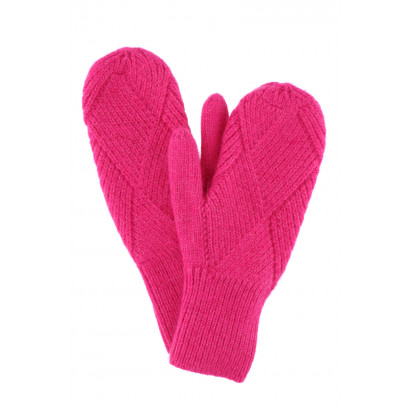 KNITTED MITTEN WITH LUREX