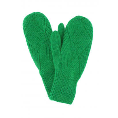 KNITTED MITTEN WITH LUREX