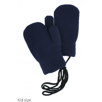 KIDS MITTENS IN SOLID COLOR