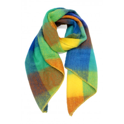 KNITTED SCARF MULTICOLOR