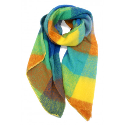 KNITTED SCARF MULTICOLOR