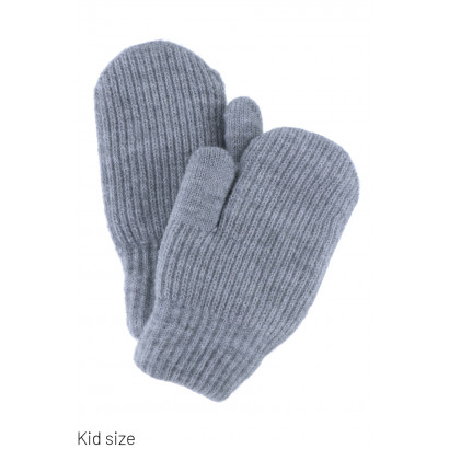 KIDS KNITTED MITTEN IN SOLID COLOR