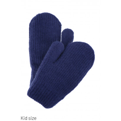 KIDS KNITTED MITTEN IN SOLID COLOR