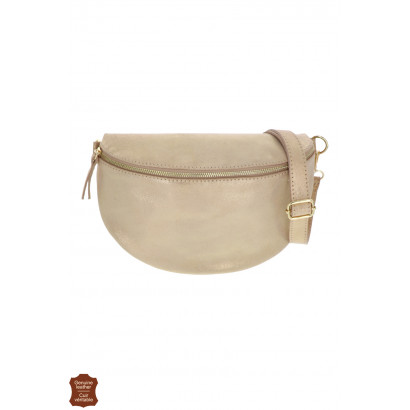 CÉLINIA, WAIST SUEDE BAG, WITH SHINY PART