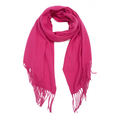 WINTER SCARF WITH FRINGES