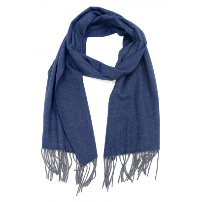 MAN WINTER SCARF WITH FRINGES