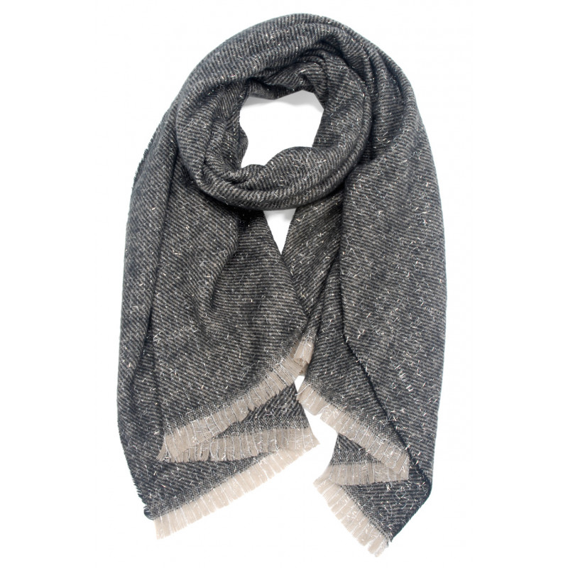 WINTER SCARF WITH LUREX