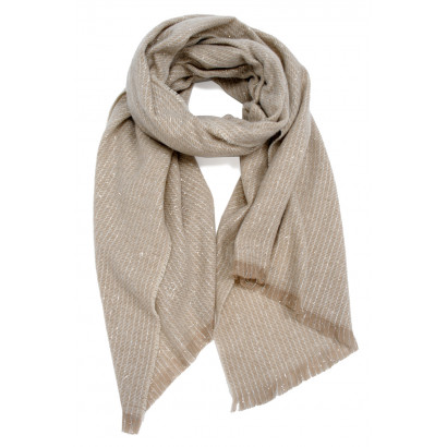 WINTER SCARF WITH LUREX