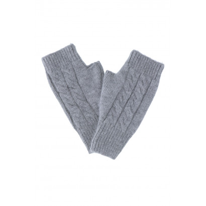 KNITTED MITTENS WITH LUREX