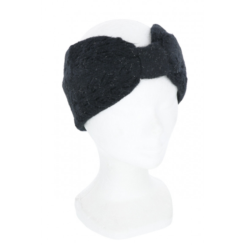 KNITTED HEADBAND SOLID COLOR WITH KNOT