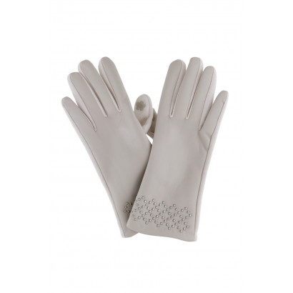 GANTS EN JERSEY AVEC CLOUS EN METAL