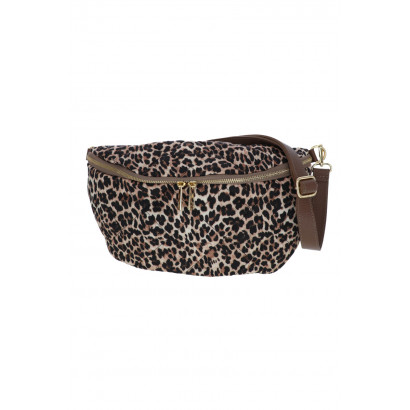 PADDED WAIST BAG WITH ANIMAL PRINT