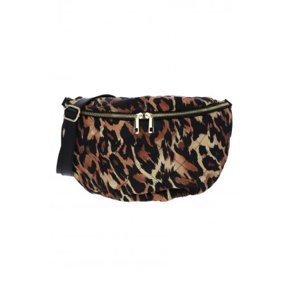 PADDED WAIST BAG WITH ANIMAL PRINT