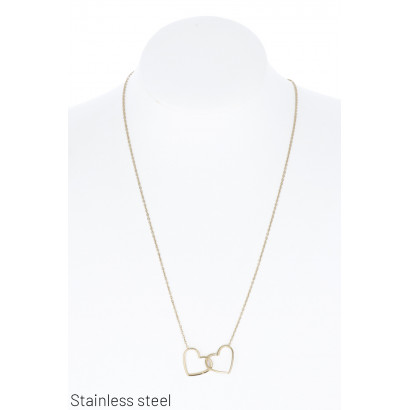 STAINL.STEEL NECKLACE WITH...