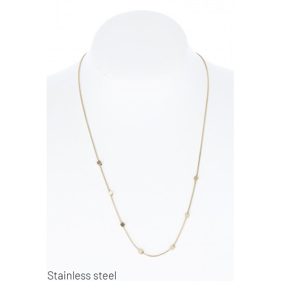 STAINL.STEEL NECKLACE WITH...