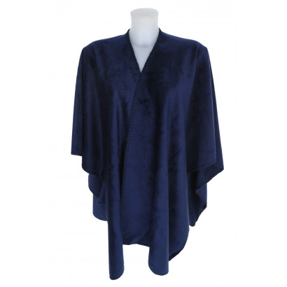 FLEECE CAPE IN SOLID COLOR