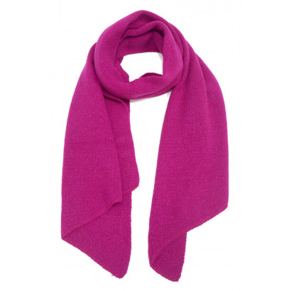 WOVEN WINTER SCARF, SOLID COLOR WITH LUREX