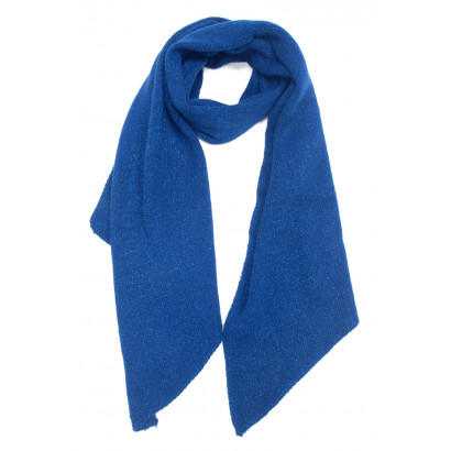 WOVEN WINTER SCARF, SOLID COLOR WITH LUREX