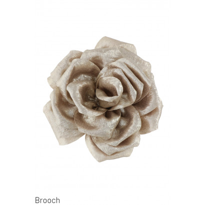 BROCHE AVEC FLEUR EN TISSUS...