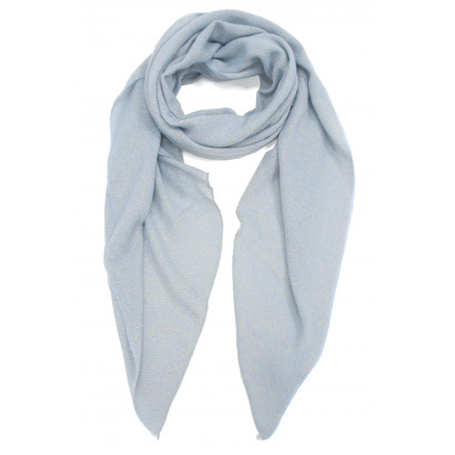 WOVEN WINTER SCARF, SOLID COLOR WITH LUREX