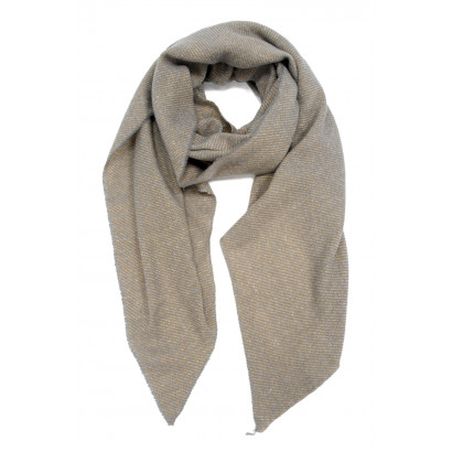 WOVEN WINTER SCARF, SOLID COLOR WITH LUREX