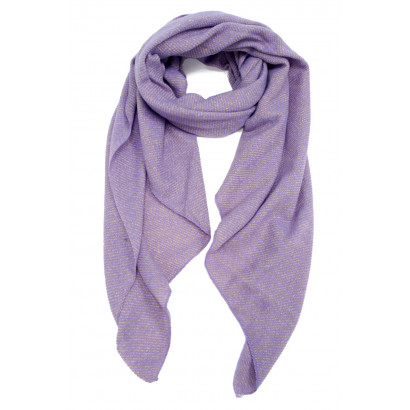 WOVEN WINTER SCARF, SOLID COLOR WITH LUREX