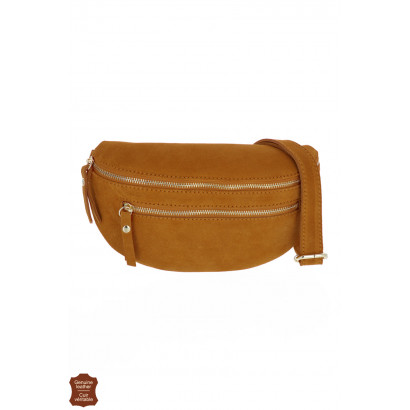 CÉLLYA, WAIST SUEDE BAG, SOLID COLOR, WEBBING